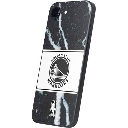NBA Golden State Warriors Marble iPhone 16e Skin