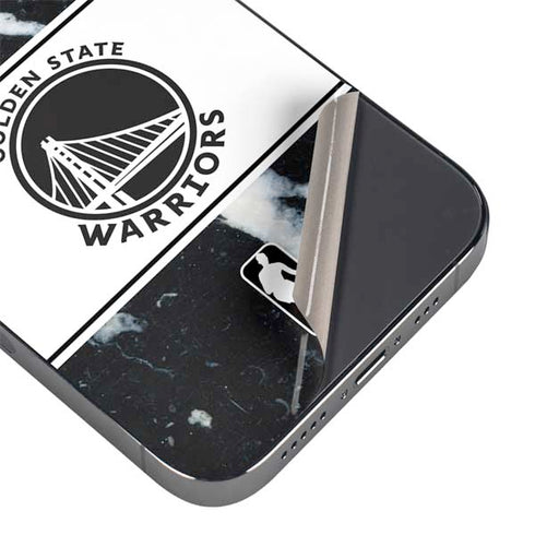 NBA Golden State Warriors Marble iPhone 16e Skin