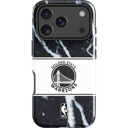 NBA Golden State Warriors Marble iPhone 18 Pro Impact Case