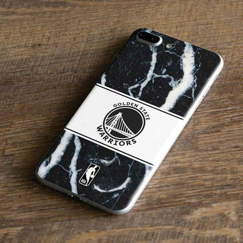 NBA Golden State Warriors Marble iPhone 8 Plus Skin