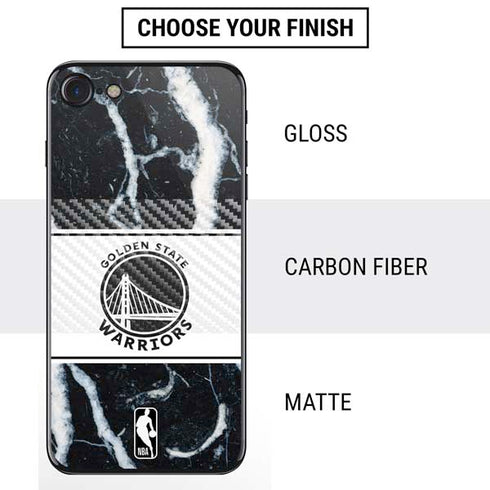 NBA Golden State Warriors Marble iPhone SE (2nd & 3rd Gen) Skin