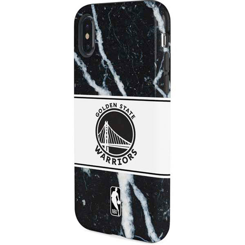 NBA Golden State Warriors Marble iPhone X Pro Case
