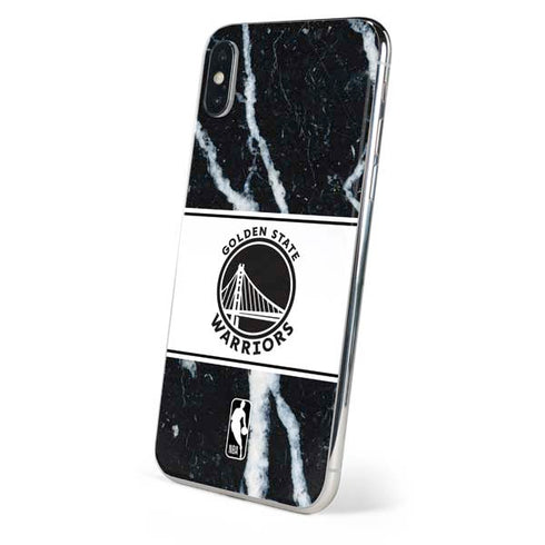 NBA Golden State Warriors Marble iPhone X Skin