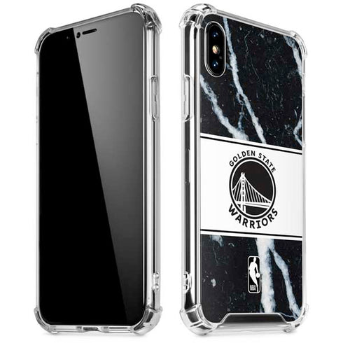 NBA Golden State Warriors Marble iPhone X/XS Clear Case
