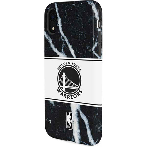 NBA Golden State Warriors Marble iPhone XR Pro Case