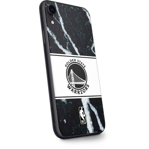 NBA Golden State Warriors Marble iPhone XR Skin