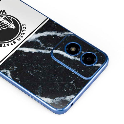 NBA Golden State Warriors Marble Moto G Play 4G (2024) Skin