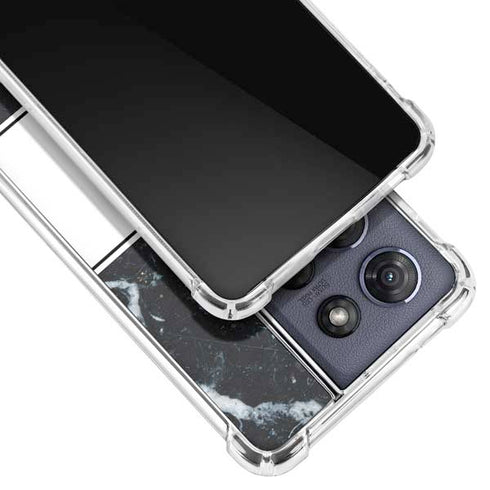 NBA Golden State Warriors Marble Moto G Play 5G (2025) Clear Case