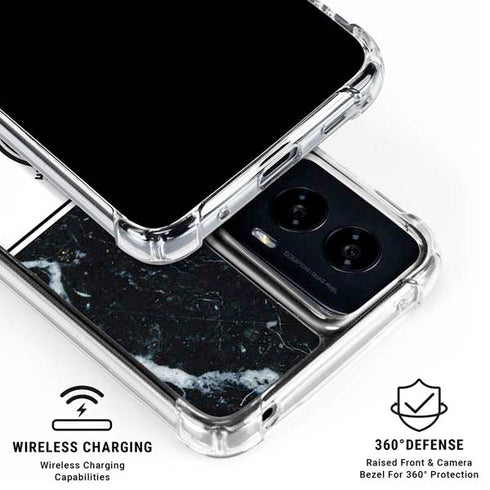 NBA Golden State Warriors Marble Moto G Power 5G (2024) Clear Case