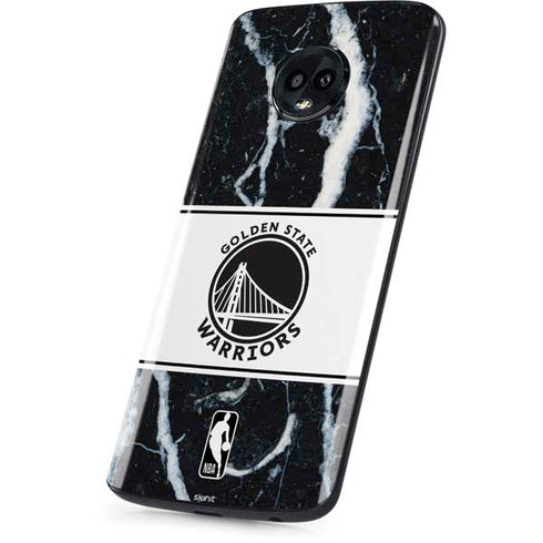 NBA Golden State Warriors Marble Moto G6 Skin