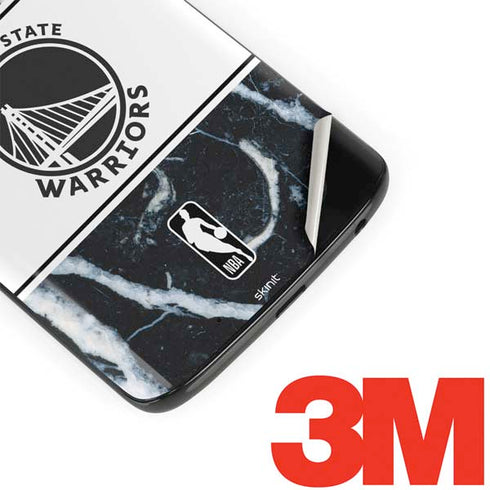NBA Golden State Warriors Marble Moto G6 Skin