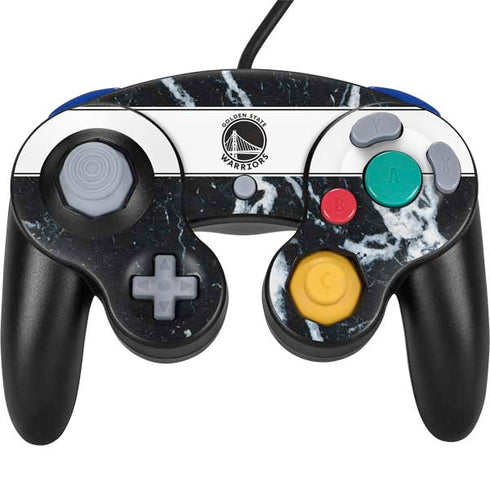 NBA Golden State Warriors Marble Nintendo GameCube Controller Skin