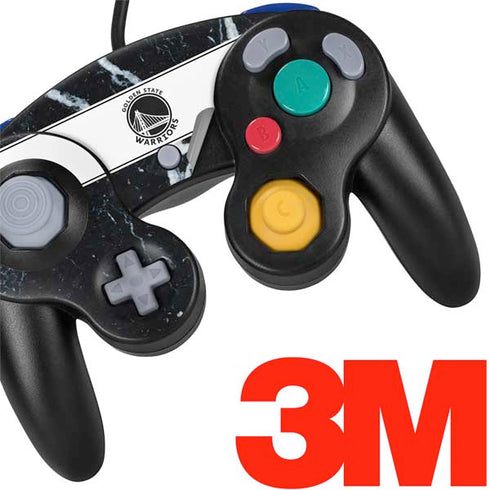 NBA Golden State Warriors Marble Nintendo GameCube Controller Skin