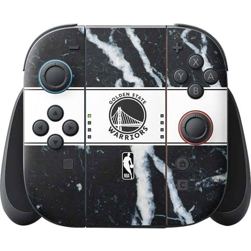 NBA Golden State Warriors Marble Nintendo Skins