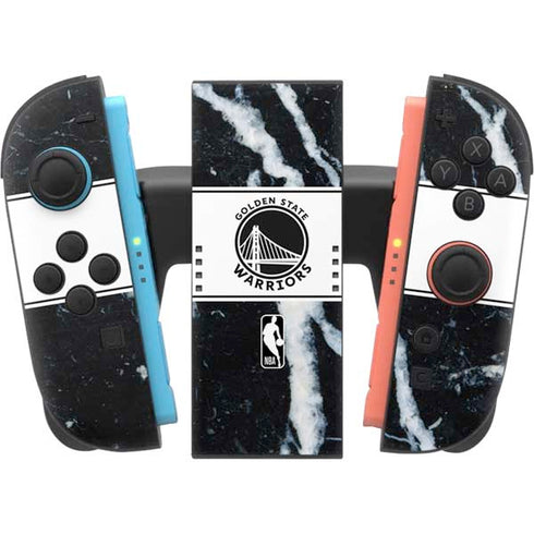 NBA Golden State Warriors Marble Nintendo Switch 2 (2025) Joy-Con Controller Skin