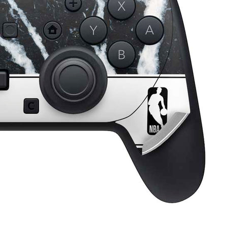 NBA Golden State Warriors Marble Nintendo Switch 2 (2025) Pro Controller Skin