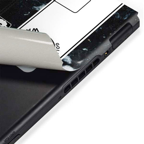 NBA Golden State Warriors Marble Nintendo Switch Bundle Skin