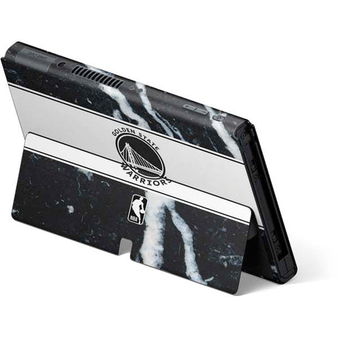 NBA Golden State Warriors Marble Nintendo Switch OLED (2021) Skin