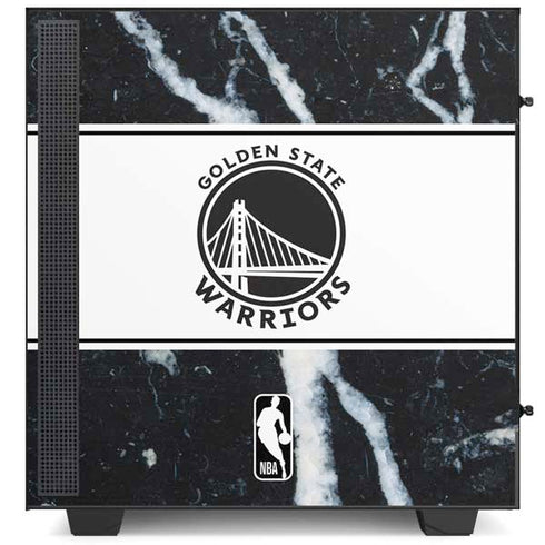 NBA Golden State Warriors Marble NZXT H510 Compact ATX Mid-Tower Case Skin