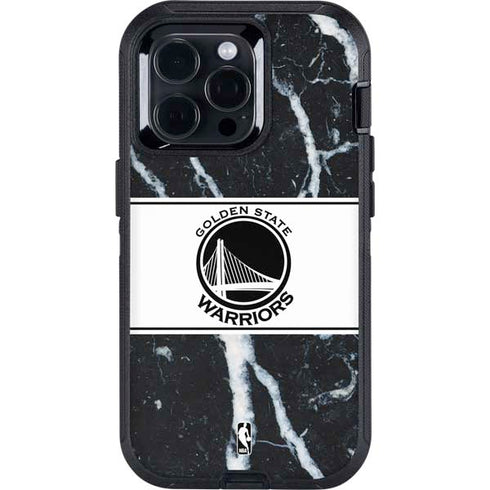 NBA Golden State Warriors Marble Otterbox Defender iPhone Skin