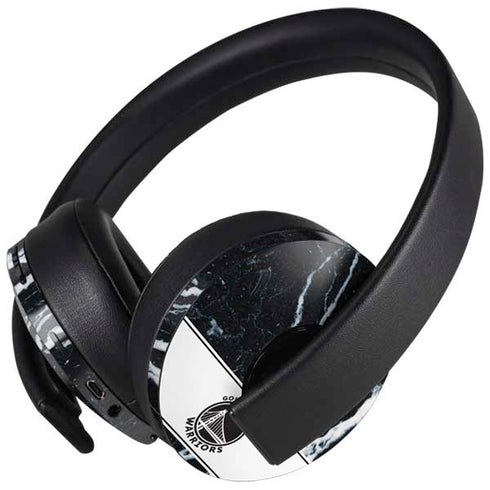 NBA Golden State Warriors Marble PlayStation 4 Gold Wireless Headset Skin