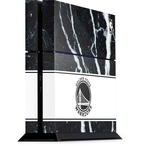 NBA Golden State Warriors Marble PS4 Console Skin