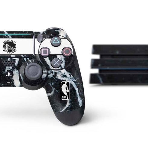 NBA Golden State Warriors Marble PS4 Pro Bundle Skin