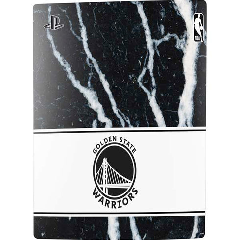 NBA Golden State Warriors Marble PS5 Console Skin