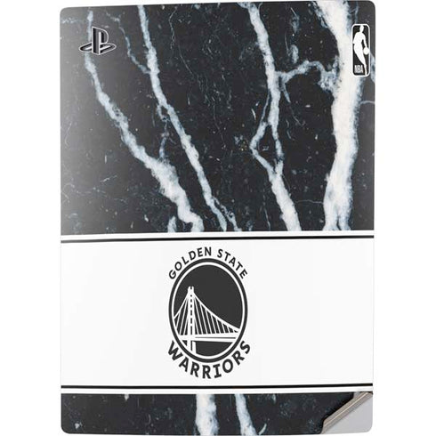 NBA Golden State Warriors Marble PS5 Digital Edition Console Skin