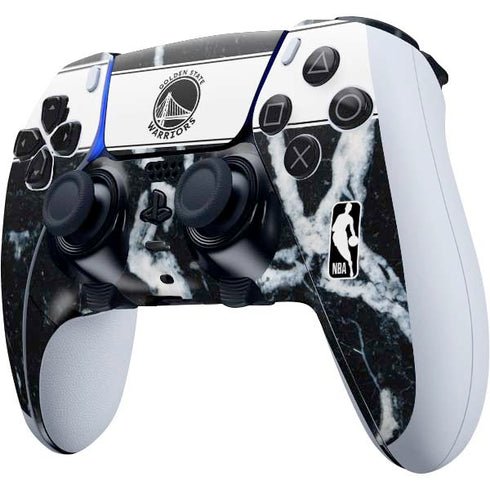 NBA Golden State Warriors Marble PS5 DualSense Edge Pro Controller Skin
