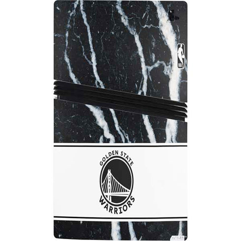 NBA Golden State Warriors Marble PS5 Pro Bundle Skin