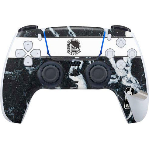 NBA Golden State Warriors Marble PS5 Pro Bundle Skin