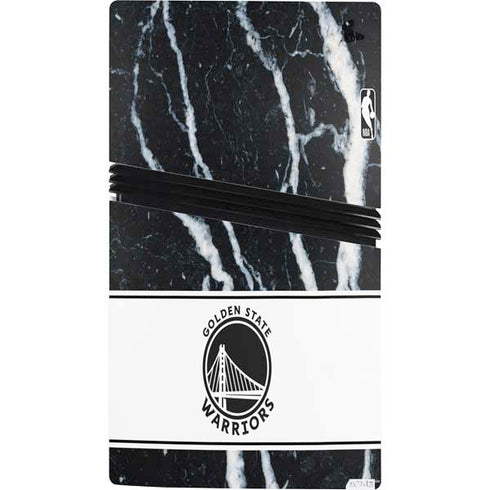 NBA Golden State Warriors Marble PS5 Pro Console Skin