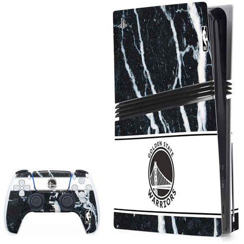NBA Golden State Warriors Marble PlayStation PS5 Skins