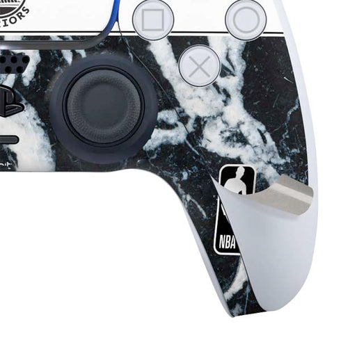 NBA Golden State Warriors Marble PS5 Slim Digital Edition Bundle Skin