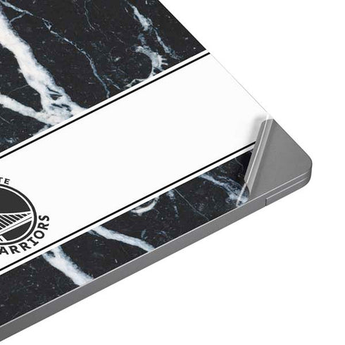 NBA Golden State Warriors Marble Surface Laptop 4 15in Skin