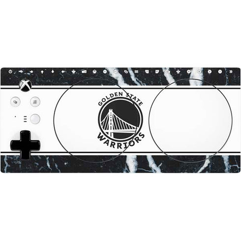 NBA Golden State Warriors Marble Xbox Adaptive Controller Skin