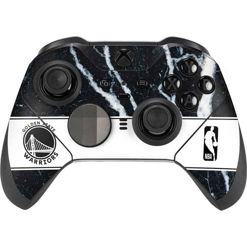 NBA Golden State Warriors Marble Xbox Elite Wireless Controller Series 2 Skin