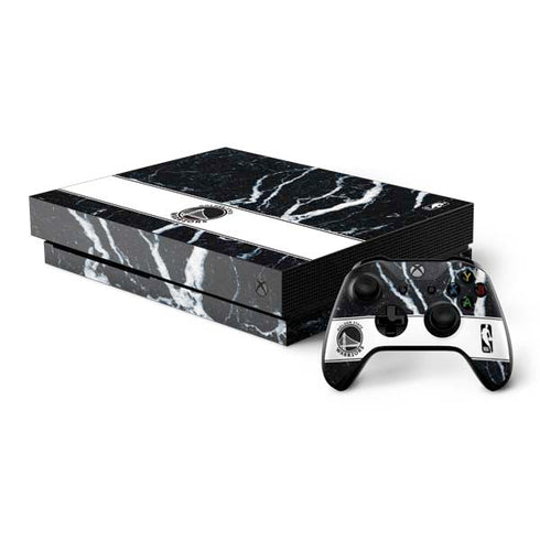 NBA Golden State Warriors Marble Xbox One X Bundle Skin
