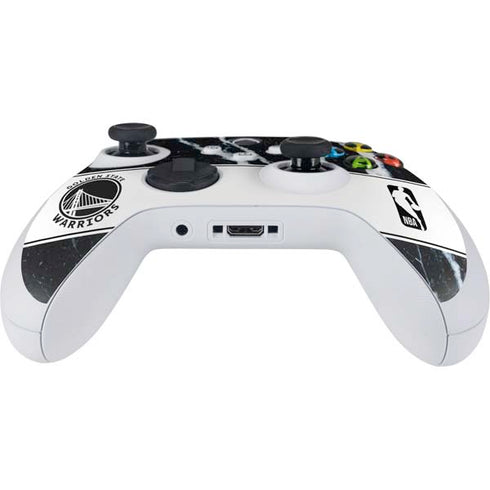 NBA Golden State Warriors Marble Xbox Series S Controller Skin