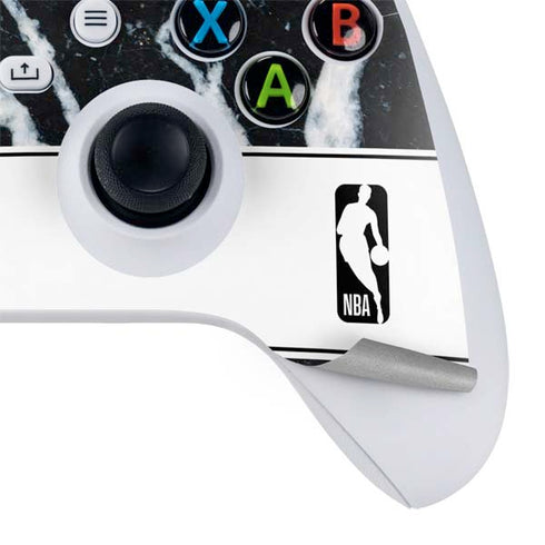 NBA Golden State Warriors Marble Xbox Series S Controller Skin