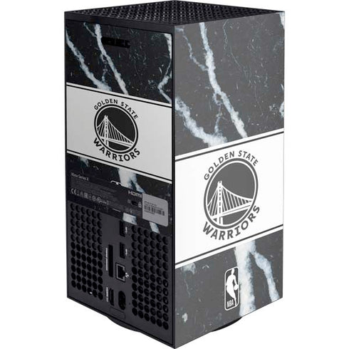NBA Golden State Warriors Marble Xbox Series X Console Skin