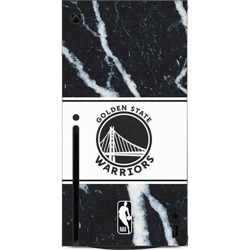 NBA Golden State Warriors Marble Xbox Series X Console Skin
