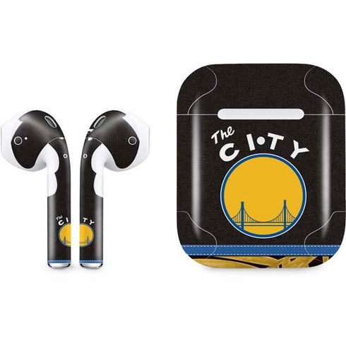 NBA Golden State Warriors Retro Palms Apple AirPods 2 Skin