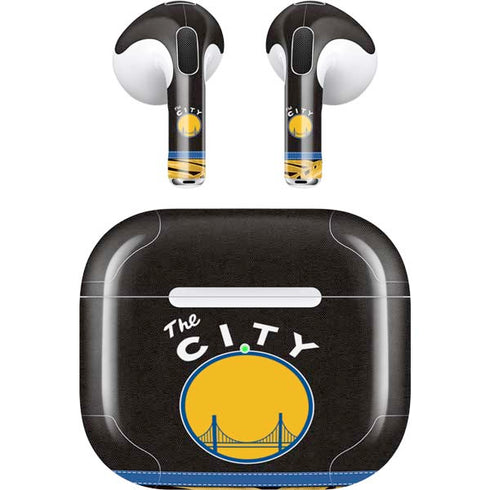 NBA Golden State Warriors Retro Palms Apple AirPods (3rd Gen 2021) Skin