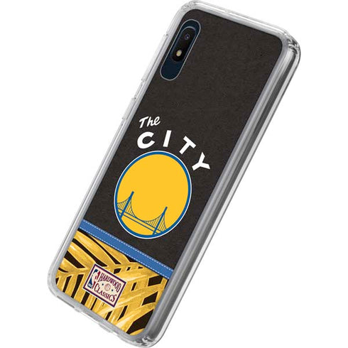 NBA Golden State Warriors Retro Palms Galaxy A10e Clear Case