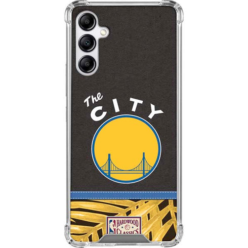 NBA Golden State Warriors Retro Palms Galaxy A14 5G Clear Case