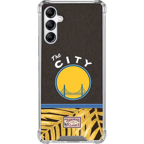 NBA Golden State Warriors Retro Palms Galaxy A15 5G Clear Case