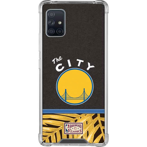 NBA Golden State Warriors Retro Palms Galaxy A51 5G Clear Case