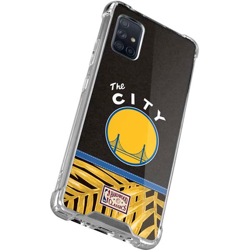 NBA Golden State Warriors Retro Palms Galaxy A51 5G Clear Case